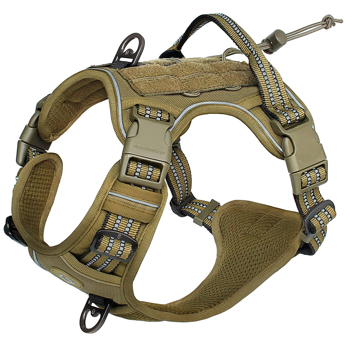 Harnais chien tactique en vert