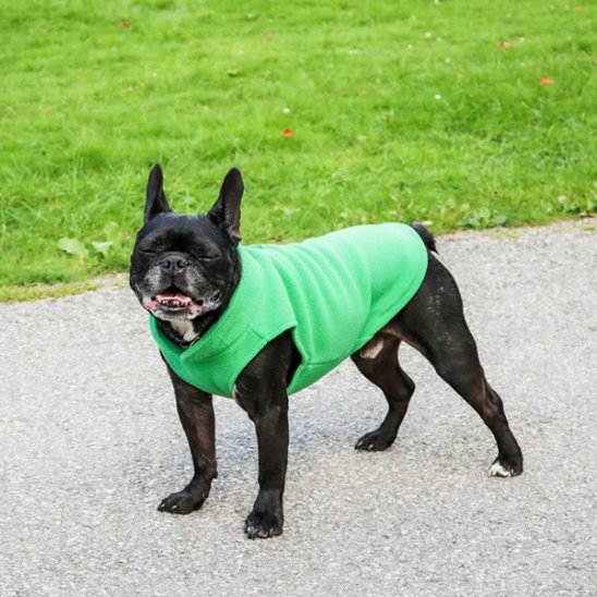Manteau chien gilet en polaire confortable