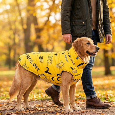 Manteau chien veste impermeable pour grand chien ajustable