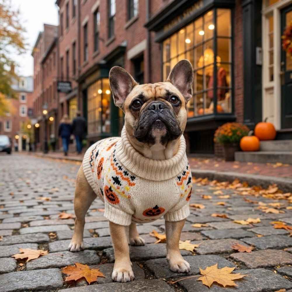 Pull Citrouille Halloween pour Chien | Confortable