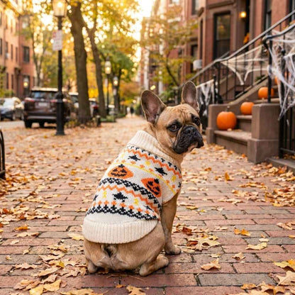 Pull Citrouille Halloween pour Chien | Confortable