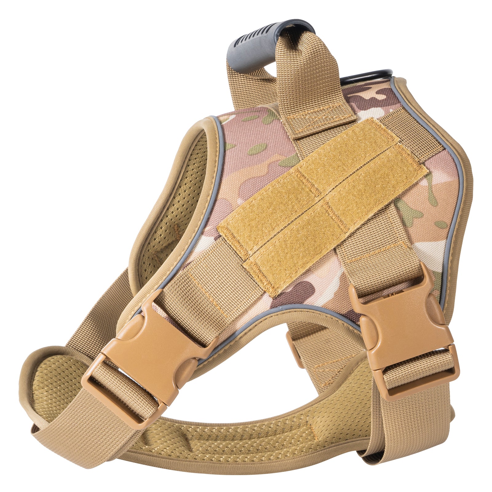 Harnais Anti traction doux chien coloris camouflage 