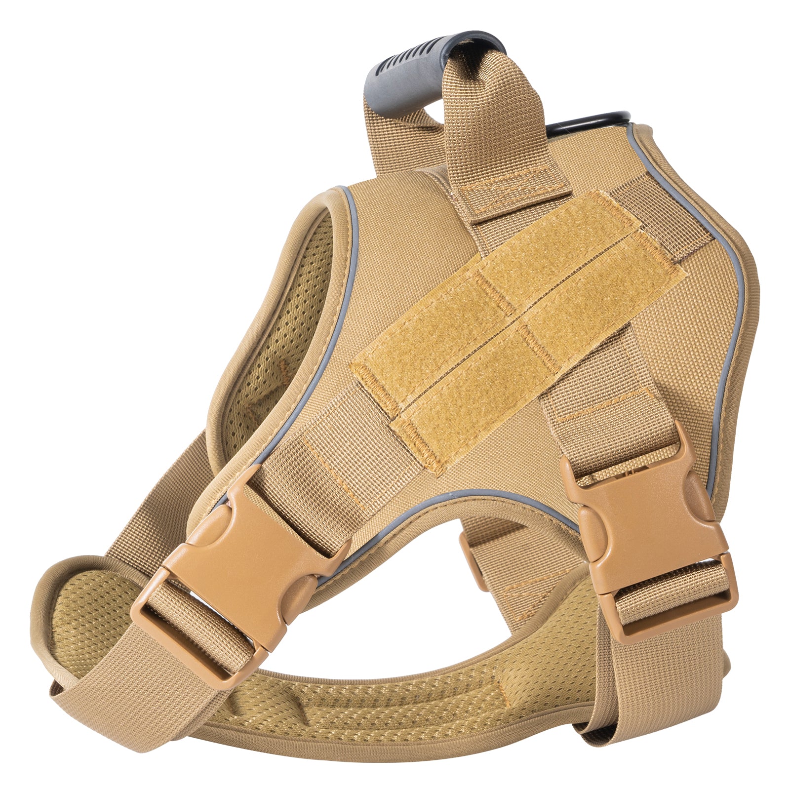 Harnais Anti traction doux chien coloris jaune