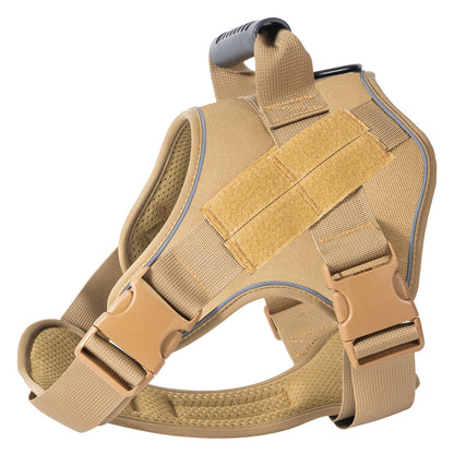 Harnais Anti traction doux chien coloris jaune