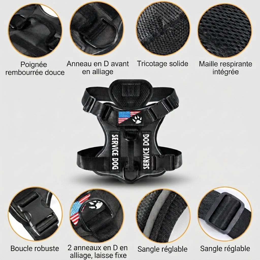 Harnais Anti-Traction pour Chien |EnduraWalk™