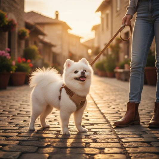 Harnais en Y pour Petit Chien inclu laisse