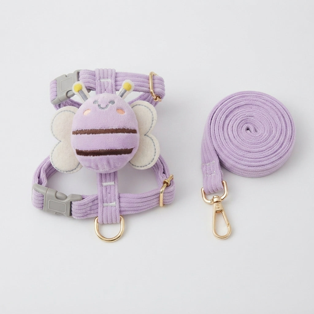 Harnais petit Chien en  couleur violet