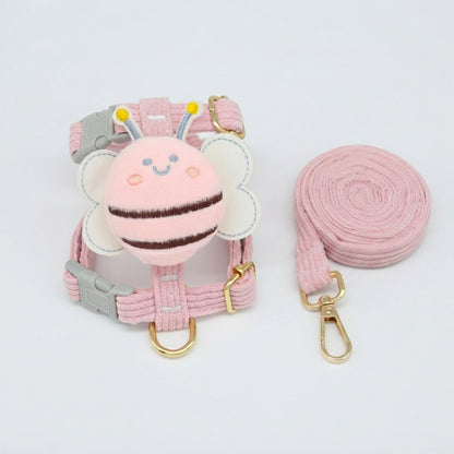 Harnais petit Chien en rose