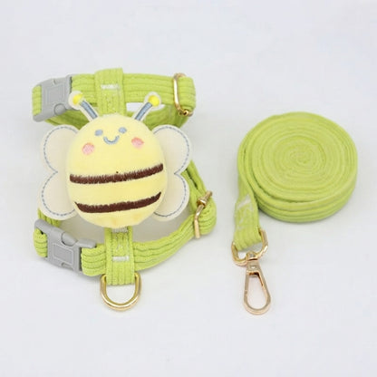 Harnais petit Chien en vert