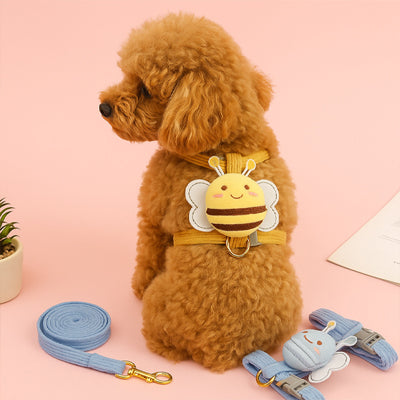 Harnais petit Chien motif abeille