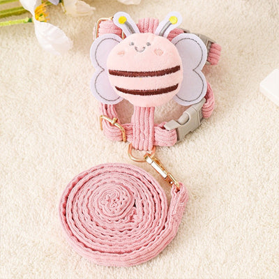 Harnais petit chien rose