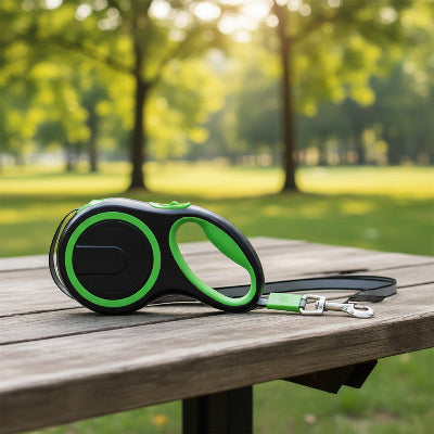 Laise enrouleur pour chien smart en vert