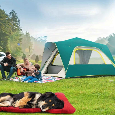 lit de camp pour chien pour nature
