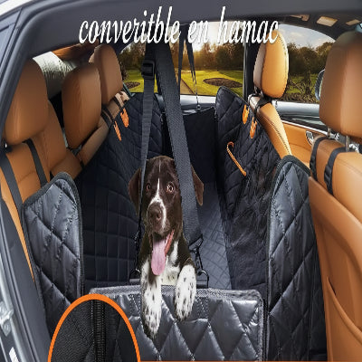 Protection voiture chien convertible hamac