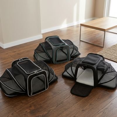 Sac transport chien anxieux ventilé Ventilopaw™ en trois coloris