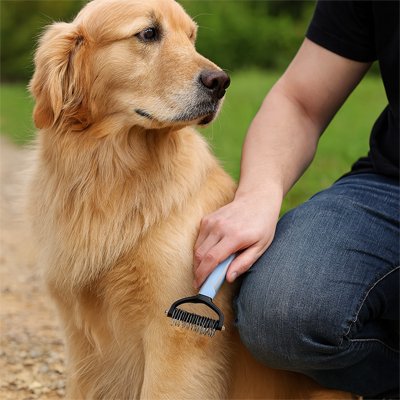 Brosse pour Chien poil long