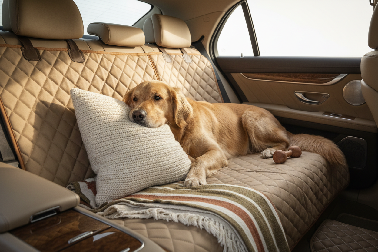 chien relaxe et pleinement à l'aise