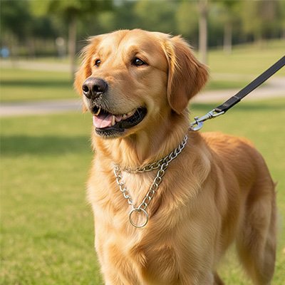 Collier Chien en métal 