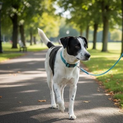 Collier lumineux pour Chien bleu