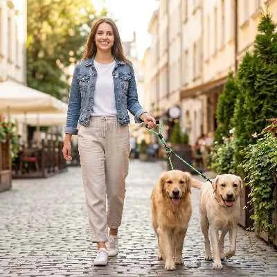 double laisse pour chiens |Safe Walk