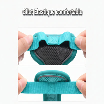 harnais anti traction chien pullease élastique confortable 
