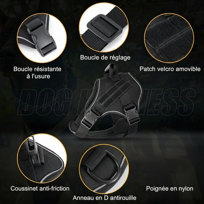 harnais anti traction doux chien details de materiaux