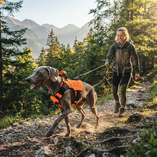 harnais anti traction pour chien outdoor randonnée en montagne