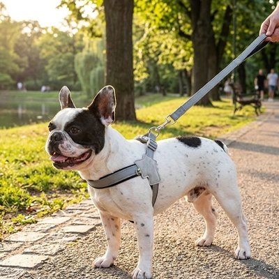 Harnais chien anti traction nylon rembouré durable 