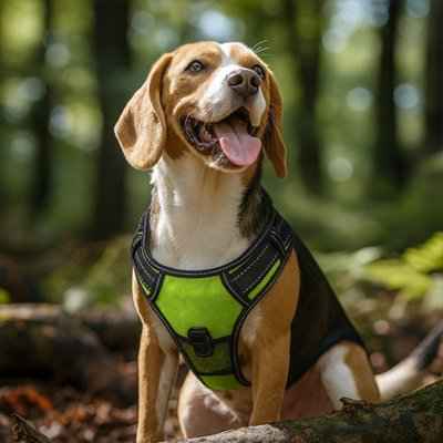 Harnais chien | LED Confort Anti Traction