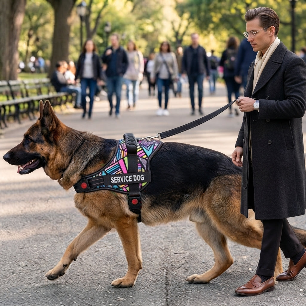 harnais chien robuste tactique balade confortable 