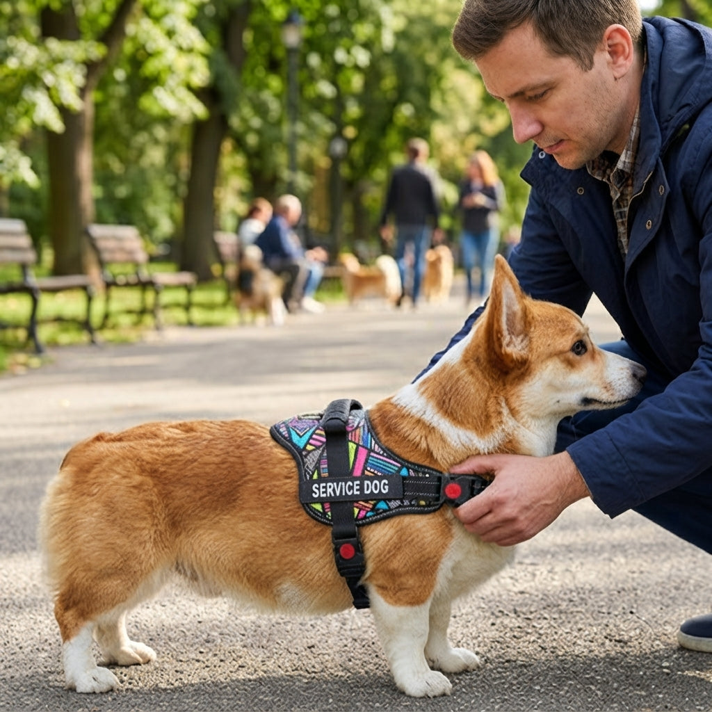 harnais chien robuste tactique pour toutes races