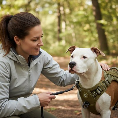 Harnais chien tactique avec gilet renforcé et doublure respirante