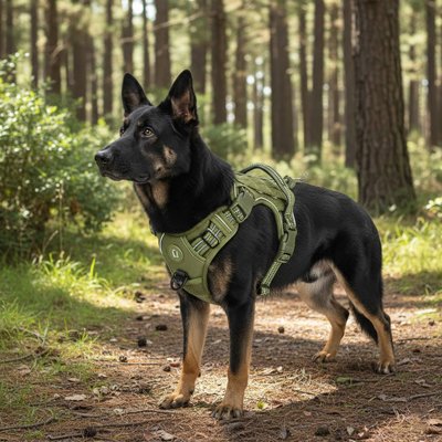 Harnais chien tactique renforcé gilet confortable