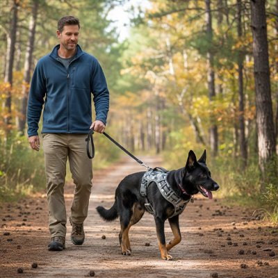 Harnais chien tactique renforcé  gilet durable 