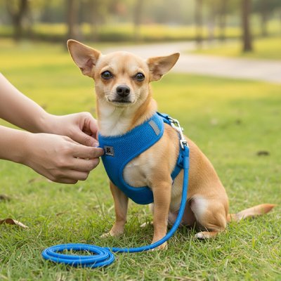 Harnais chiot respirant