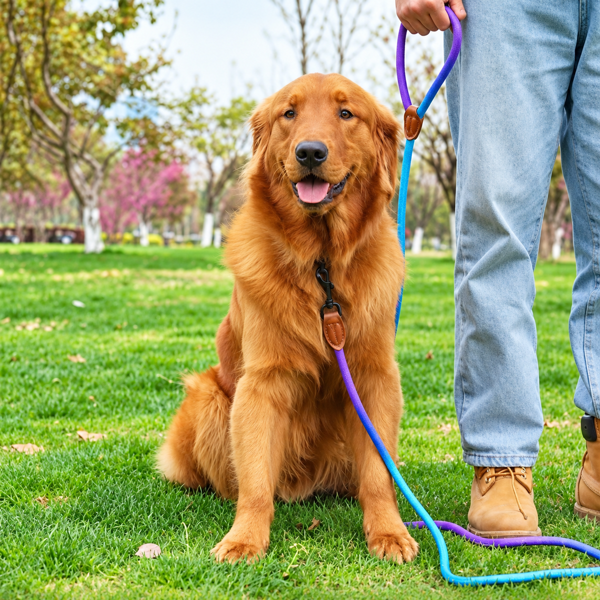 harnais de poitrine pour chien avec laisse securitaire