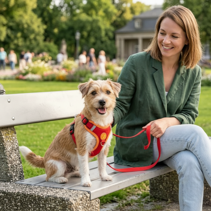 harnais double attache  chien 1