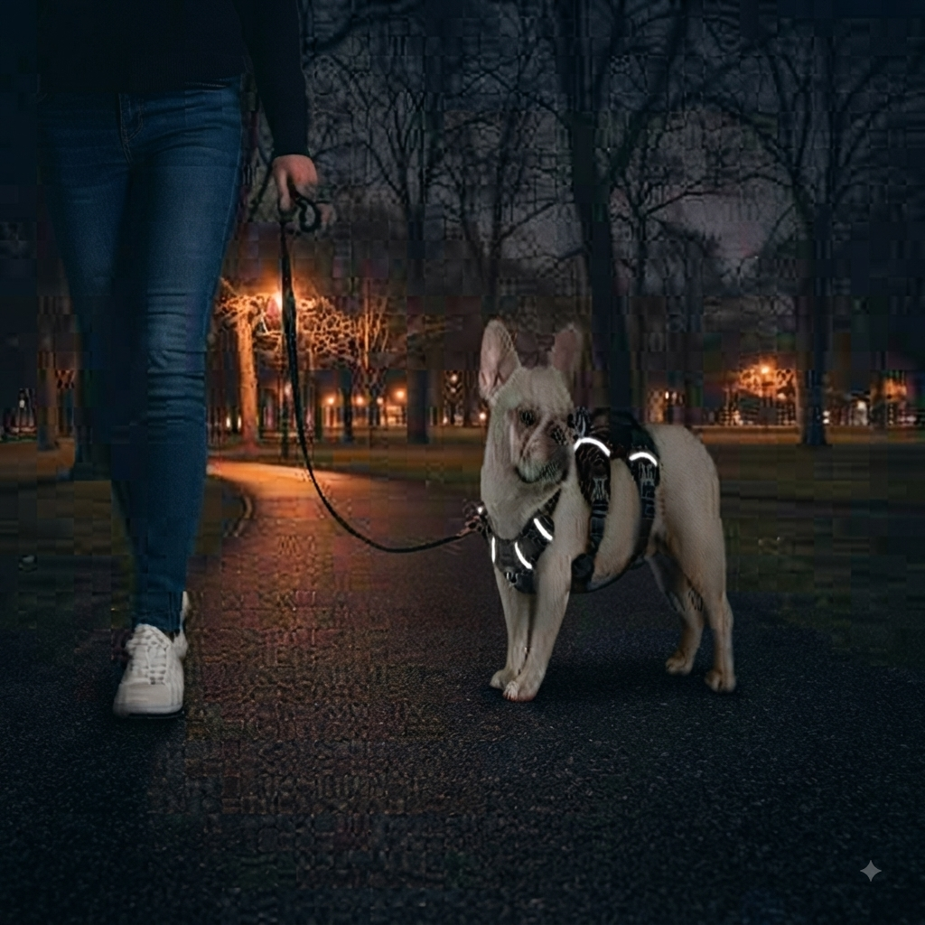 Harnais gilet chien SimpleWalk bande reflechissante