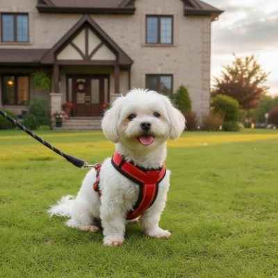Harnais pour petit Chien | Gilet Sécurisé Sans Traction