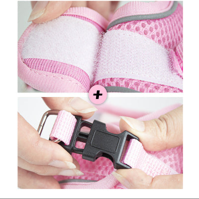 harnais pour petit chien velcro sécuritaire