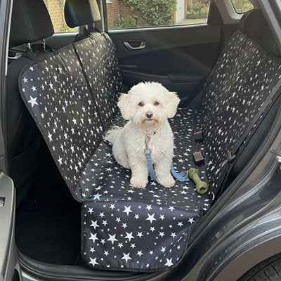 Housse voiture chien respirant en noir