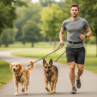 laisse pour chien main libre