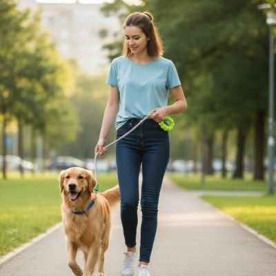 Laisse pour Chien | Corde Contrastée et Poignée Confort