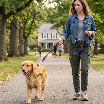 Longe pour Chien  à corde longue chien de taille moyenne et grande