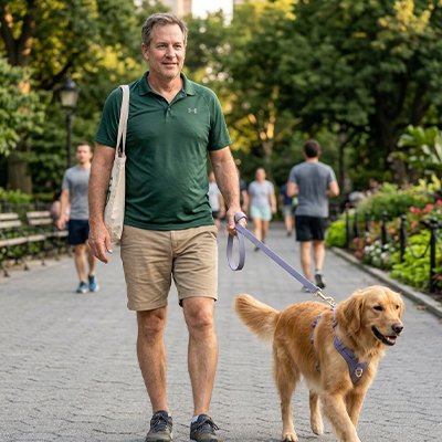 Longe pour Chien en bio thane liberté optimale