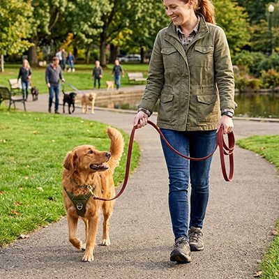 Longe pour Chien en BioThane souple et sans noeuds
