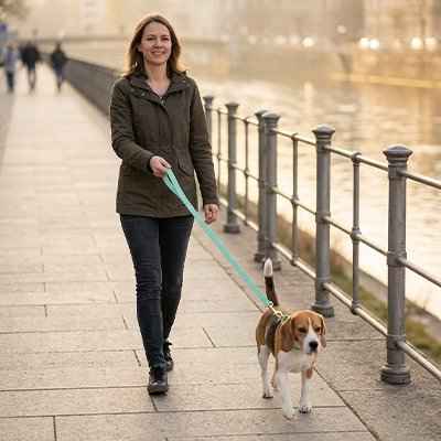 Longe pour Chien | Extensible Résistante