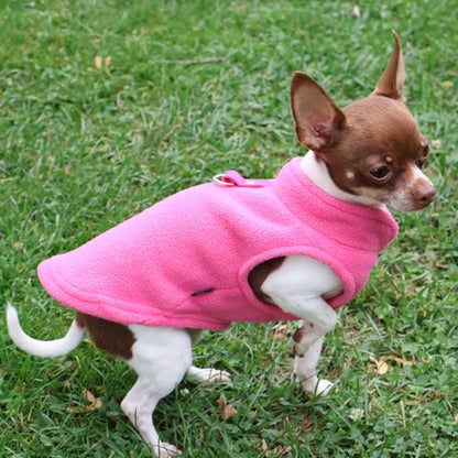 Manteau chien gilet en polaire toute saisons