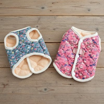 Manteau Chien veste chiot a fleur de lux
