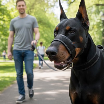 Muselière chien​ confortable 